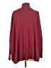 Amadi Burgundy Turtleneck Sweater Size S - photo 2