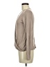 Blue Blush Tan Long Sleeve Top Size M - photo 5