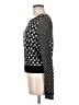 Diane von Furstenberg Polka Dots Black Wool Pullover Sweater Size M - photo 5