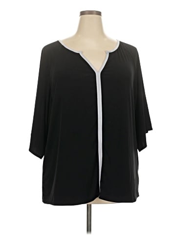 Kaari Blue 3/4 Sleeve T-Shirt (view 1)