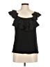 Club Monaco 100% Silk Black Blouse Size M - photo 1