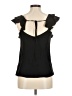 Club Monaco 100% Silk Black Blouse Size M - photo 2