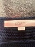 Ann Taylor LOFT 100% Cotton Blue Pullover Sweater Size L - photo 7