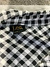 Lee Houndstooth Black Sleeveless Button-Down Shirt Size M - photo 7