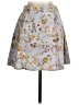 Lulus 100% Polyester Floral Gray Casual Skirt Size S - photo 2