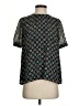 French Connection 100% Polyester Black Short Sleeve Blouse Size 4 - photo 1