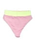 Infamous Color Block Pink Swimsuit Bottoms Size M - photo 2