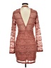 Lush Burgundy Cocktail Dress Size M - photo 2