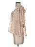 ASTR The Label Ivory Short Sleeve Blouse Size M - photo 5