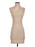 Shein Solid Tan Cocktail Dress Size 4 - photo 1