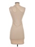 Shein Solid Tan Cocktail Dress Size 4 - photo 2