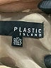 Plastic Island 100% Polyester Tan Trenchcoat Size XS - photo 6