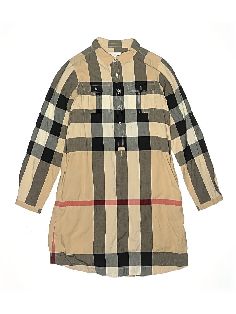 Pre-owned Burberry Kids' Dress In Tan