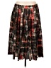 Fynn & Rose 100% Polyester Print Brown Casual Skirt Size 12 - photo 2