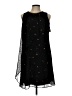 SLNY Stars Black Cocktail Dress Size 10 - photo 1