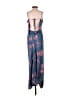 Zara 100% Polyester Tie-dye Blue Casual Dress Size XS - photo 2