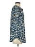 Unbranded Blue Short Sleeve Henley Size S - photo 4