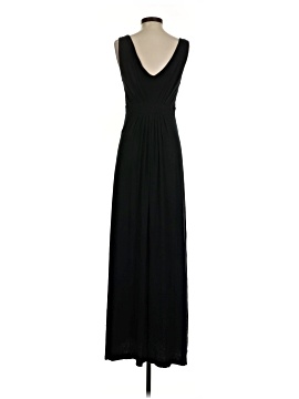 casual maxi black dress MO&Co. Women's Comfy Long Sleeves Casual A-line Black Maxi Dress Black Size S main image 1
