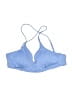 Aeropostale Chevron-herringbone Blue Swimsuit Top Size M - photo 1