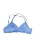 Aeropostale Chevron-herringbone Blue Swimsuit Top Size M - photo 2