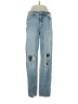 Willow & Root Hearts Blue Jeans Size 27 waist - photo 1