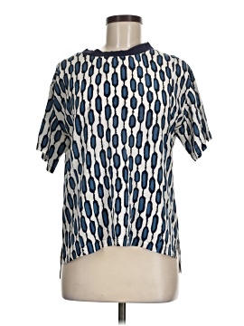 Trina Turk Short Sleeve Silk Top