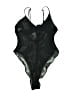 Cacique 100% Polyester Black Bodysuit Size M - photo 2