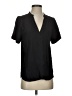 J.Crew 100% Viscose Black Short Sleeve Blouse Size XXS - photo 1