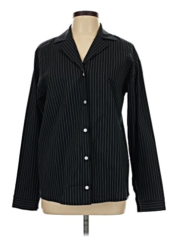 Canvas Long Sleeve Button-Down Shirt (view 1)