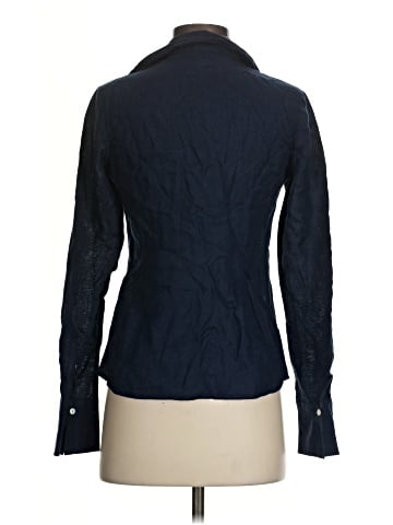 Indigo Palms Long Sleeve Button-Down Shirt (view 2)