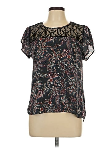 Twine & String Short Sleeve Blouse (view 1)