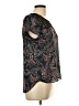 Twine & String 100% Polyester Black Short Sleeve Blouse Size L - photo 4
