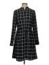 Merona 100% Polyester Plaid Black Casual Dress Size XS - photo 1