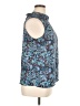 Talbots Blue Sleeveless Blouse Size 14 - photo 4