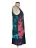 Express Graphic Blue Casual Dress Size M - photo 4
