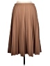 Collections etc. 100% Polyester Solid Brown Casual Skirt Size L - photo 2