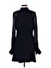 Reiss 100% Polyester Black Blue Cocktail Dress Size 10 - photo 2