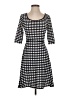 Max Studio Polka Dots Blue Black Casual Dress Size XS - photo 1
