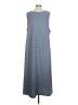 Talbots Checkered-gingham Blue Casual Dress Size M - photo 2