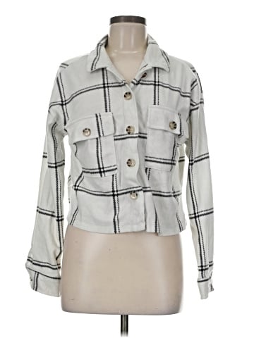Just Polly Long Sleeve Button-Down Shirt (view 1)