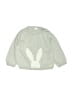 Janie and Jack Silver Green Sweatshirt Size 6 - photo 1