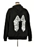 Unbranded 100% Polyester Black Pullover Hoodie Size 2X - photo 2