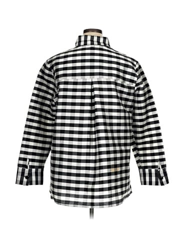 E Emmelle 3/4 Sleeve Button-Down Shirt (view 2)