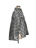 E Emmelle Checkered-gingham Silver 3/4 Sleeve Button-Down Shirt Size 1X - photo 4