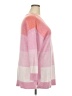 T by Talbots Color Block Pink Pullover Sweater Size 2X - photo 4