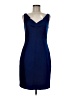 Tahari Color Block Blue Cocktail Dress Size 6 - photo 1
