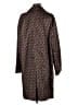 Burberry 100% Polymide Brown Monogram Stripe Print Nylon Car Coat Size 12 - photo 2