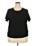 Torrid Black Short Sleeve Top Size 3X Plus (3) - photo 1