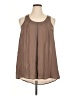WD.NY Brown Sleeveless Blouse Size XL - photo 1