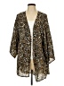 Forgotten Grace 100% Polyester Brown Kimono Size L - photo 1